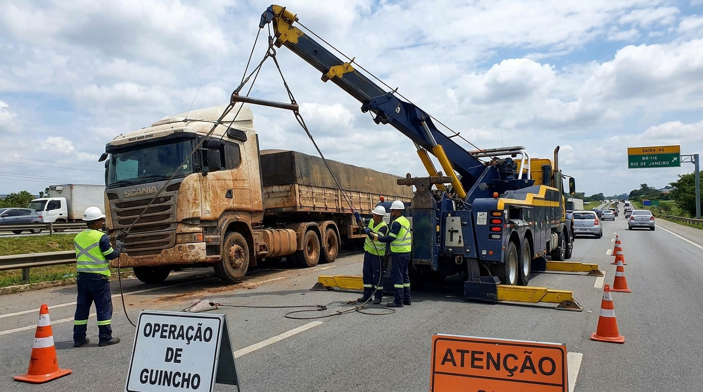 Reboque de Caminhão Baú em Cascavel‑PR
